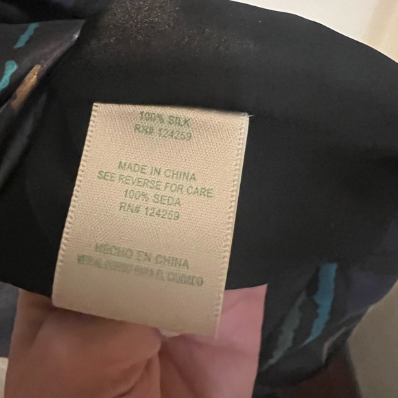 V neck Haven silk spaghettini strap cocktail dress - Picture 10 of 10